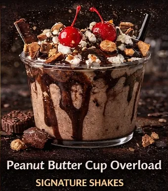 Peanut Butter Cup Overload Milkshake🥜