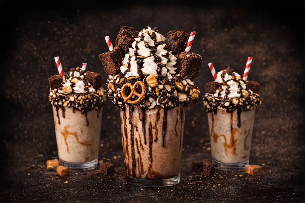 Caramel Brownie Milkshake🥮