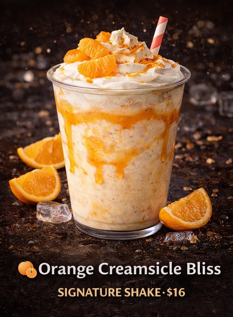Orange Creamsicle Bliss Milkshake