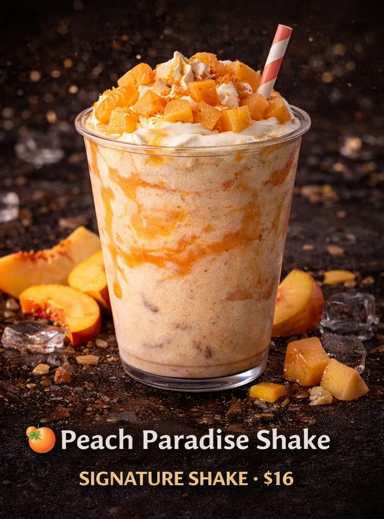 Peach Paradise Milkshake